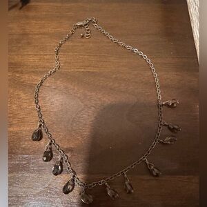 Silpada smoky quartz sterling silver necklace .
